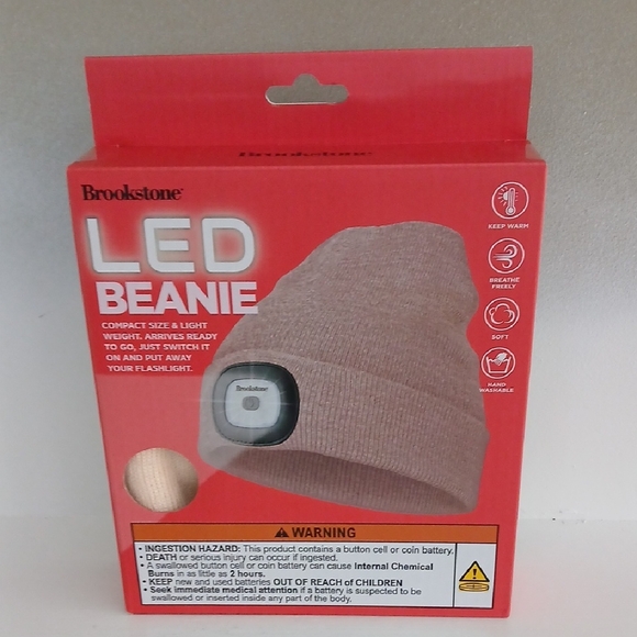 Brookstone Accessories - Brookstone LED Beanie